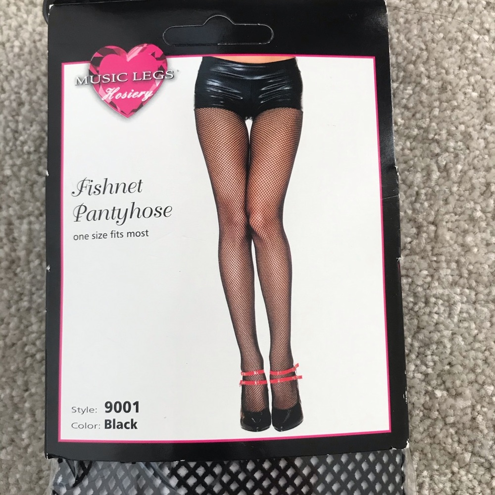 Black Fishnet Pantyhose
